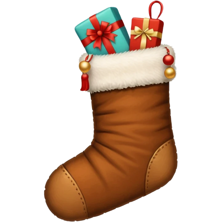 brown christmas emoji