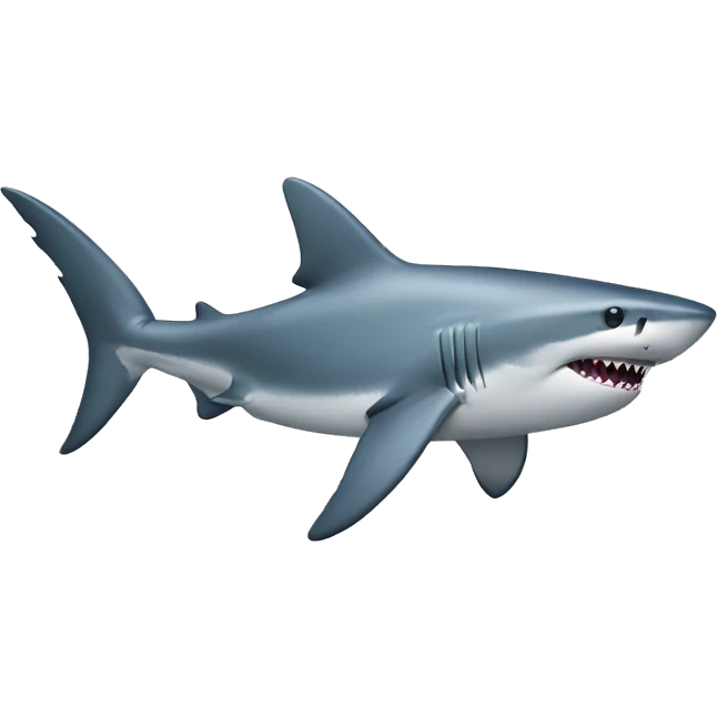 shark with top emoji