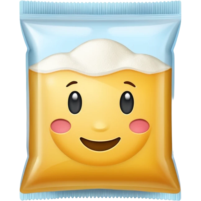 a sachet of gelatine powder emoji