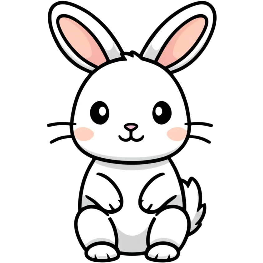 kind bunny emoji