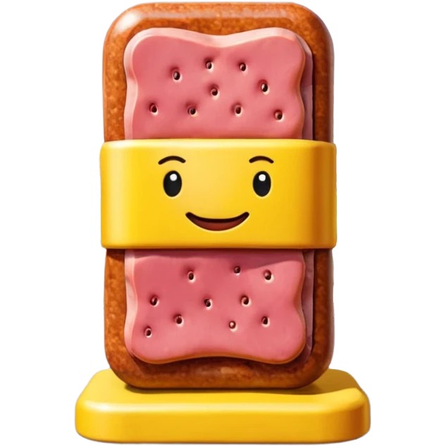  paris art city SPAM meat jeff koons style sculpture arty landscape  emoji