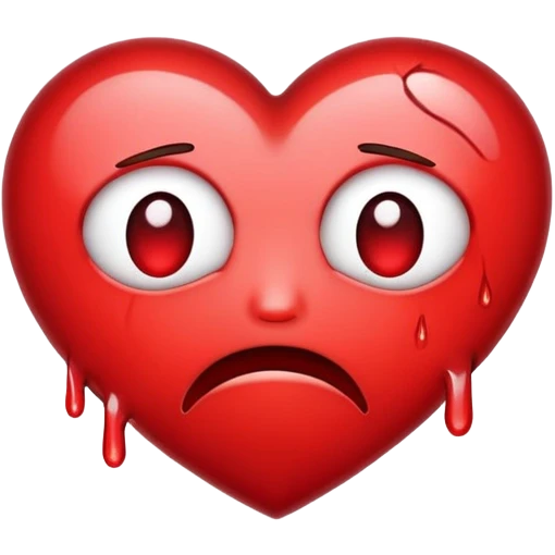 emoji crying heart broken emoji