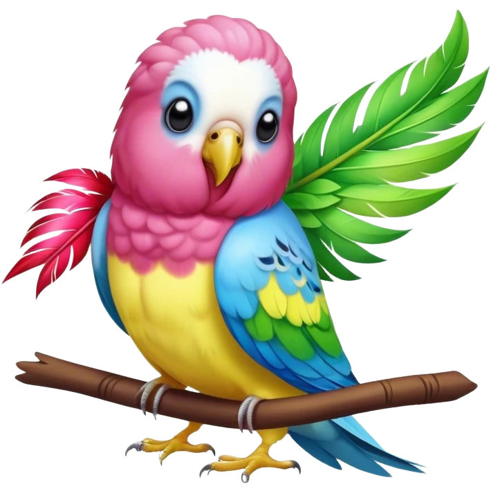 raspberry budgie emoji