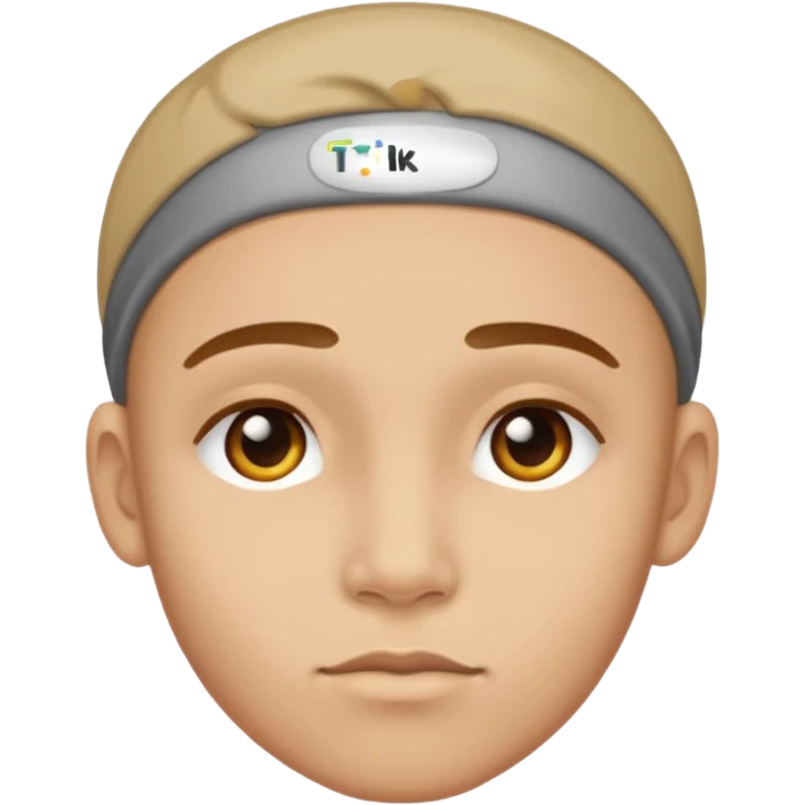 a slow thinker sticker, a person who thinks slowly  emoji