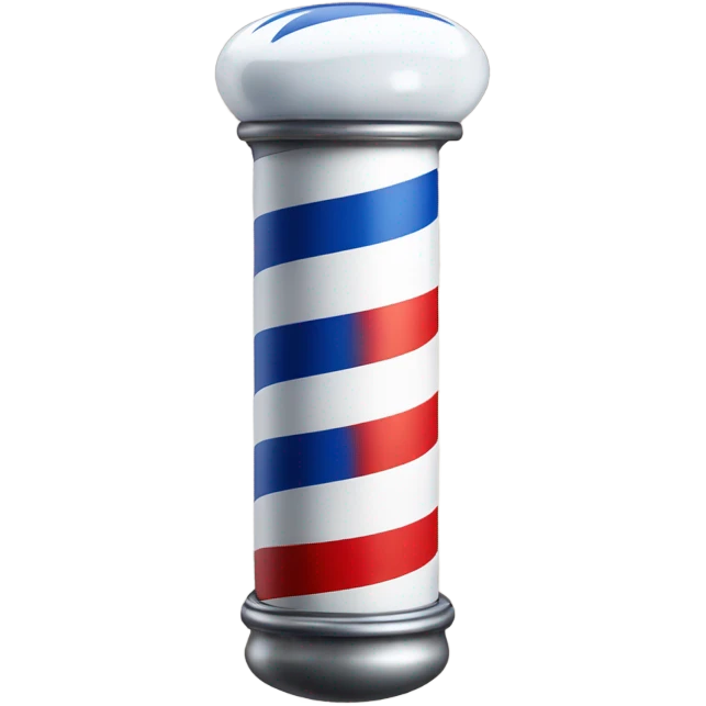 barber pole smiling emoji
