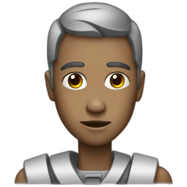 half human half machine emoji