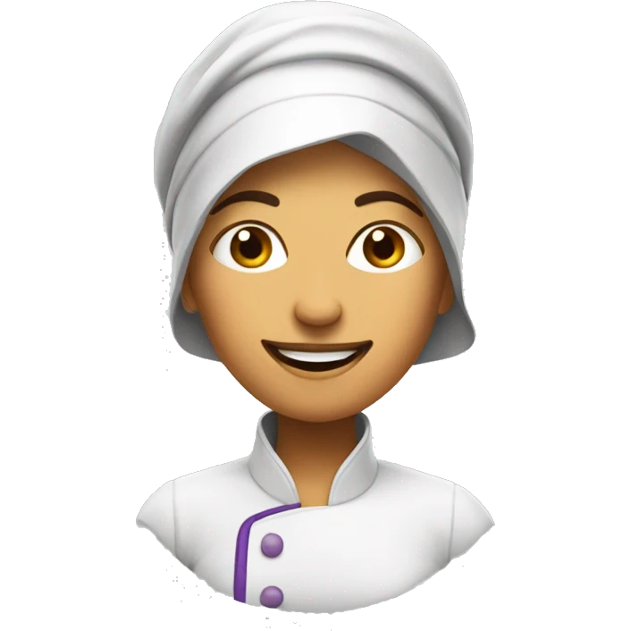 Lady saying i love brinjal emoji