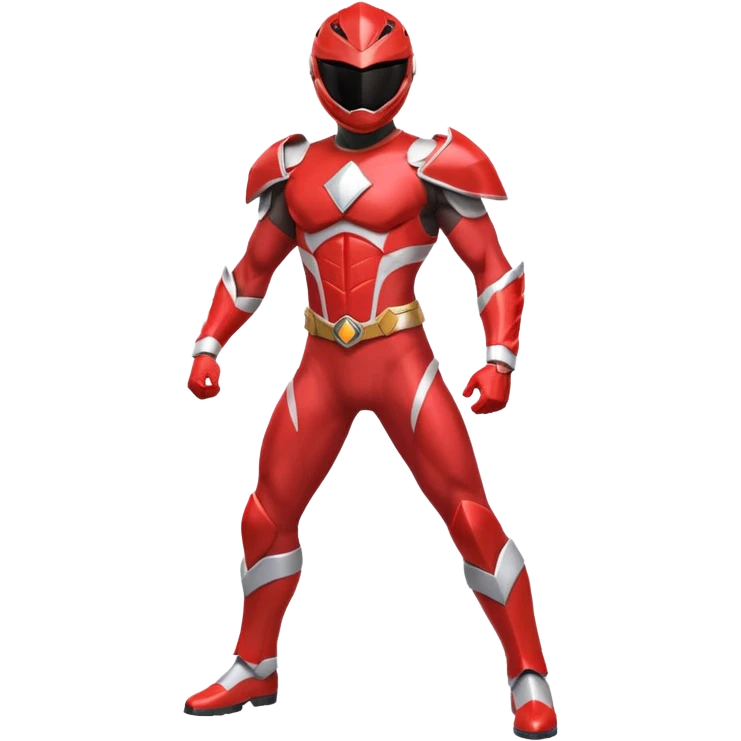 Red power ranger emoji