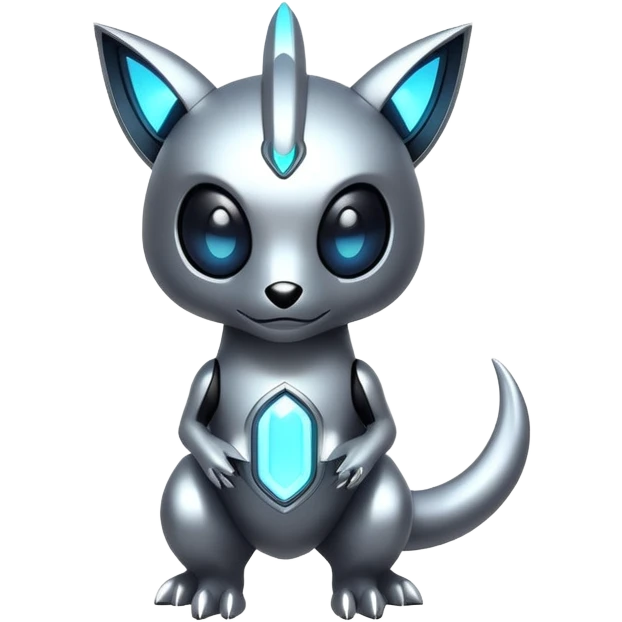 Futuristic Fakemon-creature emoji