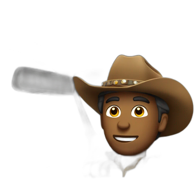 cowboy inside a car emoji