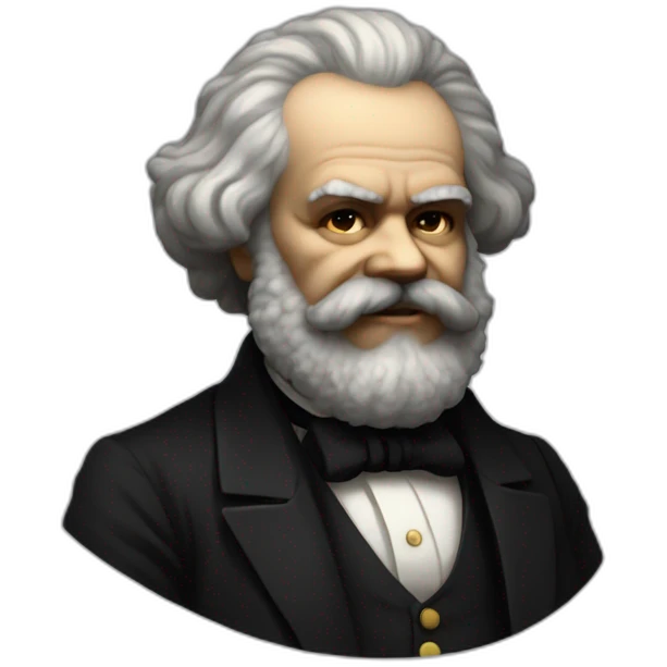 Karl Marx as a Raver emoji