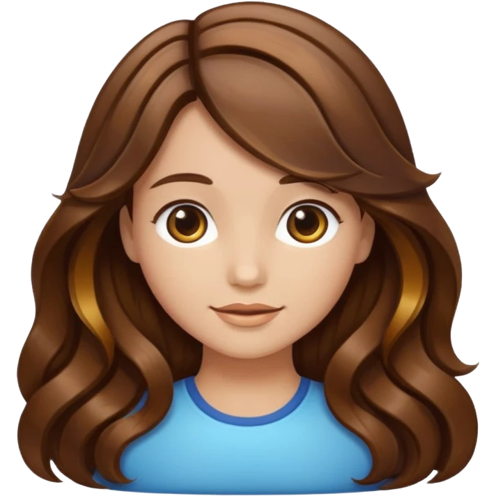 Pelo ondulado emoji