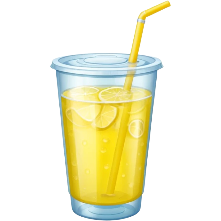lemonade in a plastic cup emoji