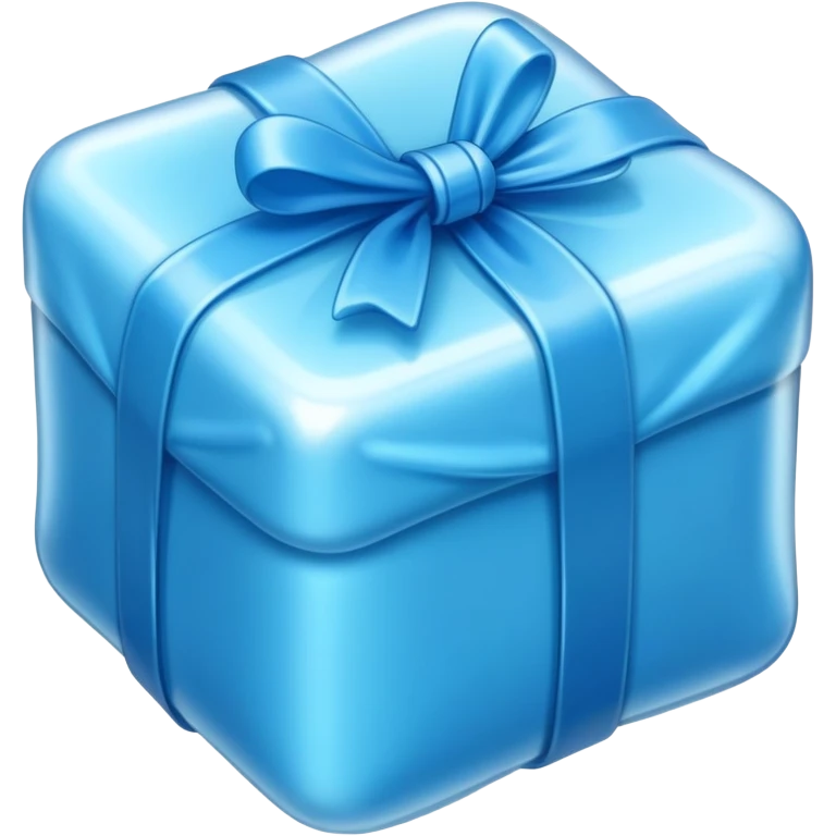 blue-wrapped candy emoji