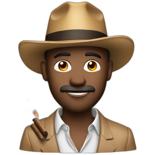 Andrew Tate with cigar  emoji