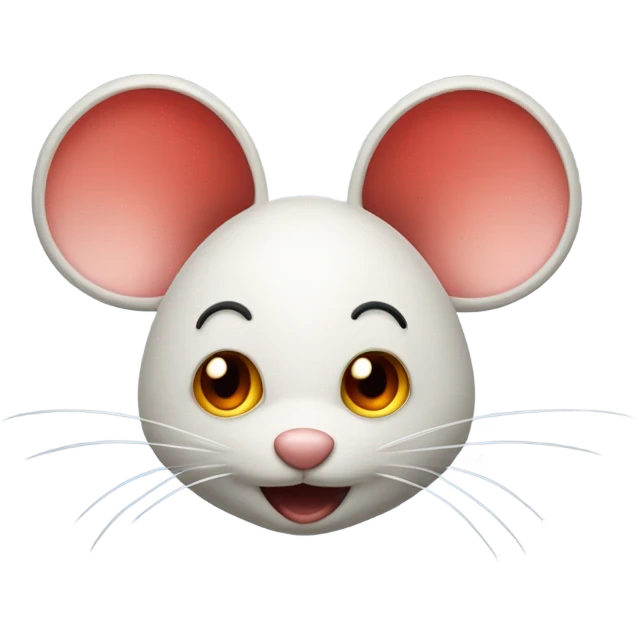 Electric mouse with pointy ears and red circles on its cheeks emoji