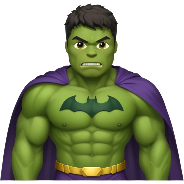 hulk e batman emoji