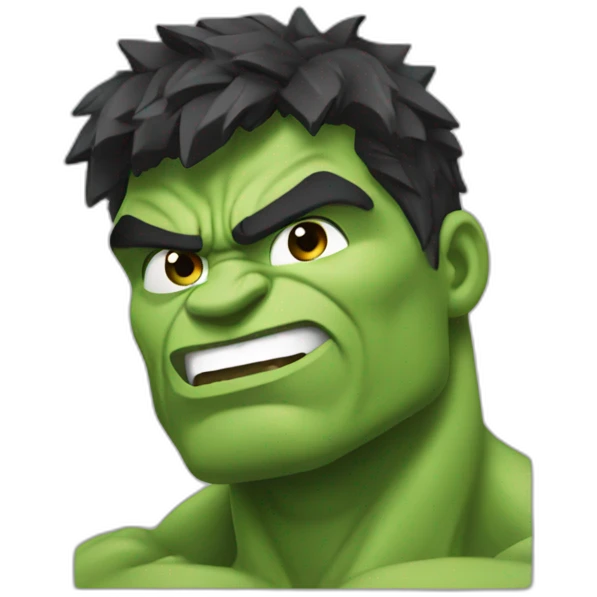 Hulk editing video emoji