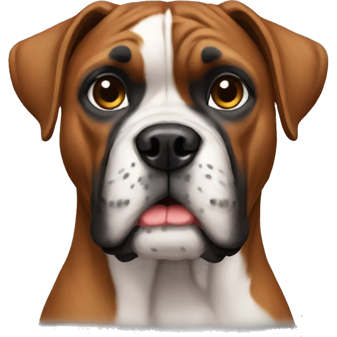  boxer dog  emoji