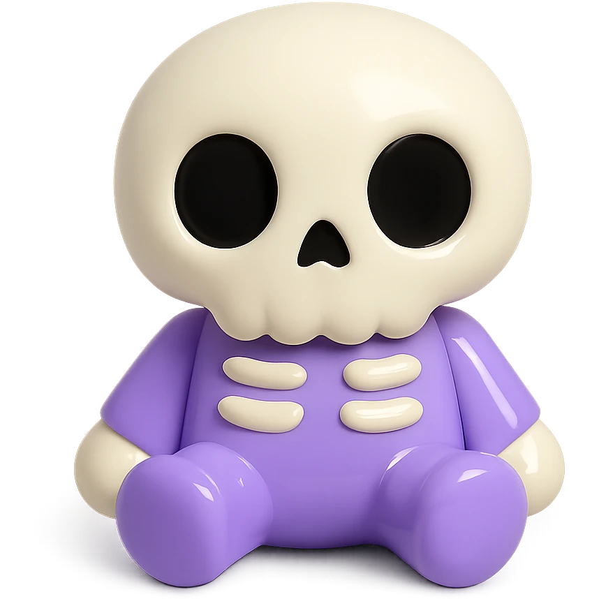robot toy, vinyl figure style, smooth glossy pastel colors, designer toy aesthetic emoji