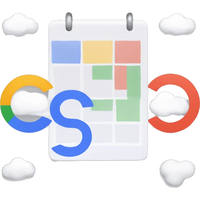 google calendar to bigquery ETL emoji