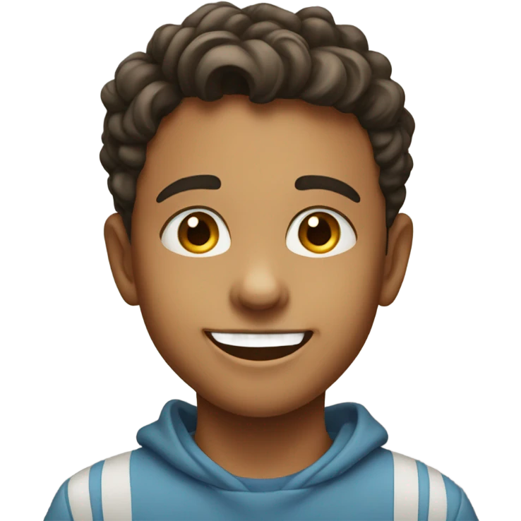 smiling boy portrait capture emoji