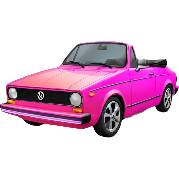 neon vw convertible emoji