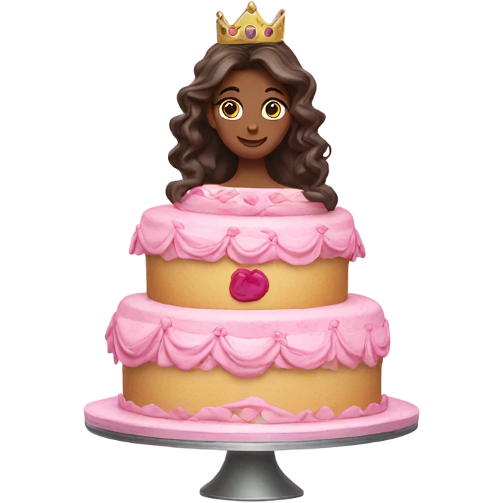 Princess cake emoji
