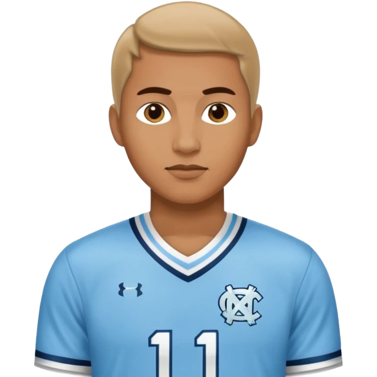 An image of a Tarheel emoji