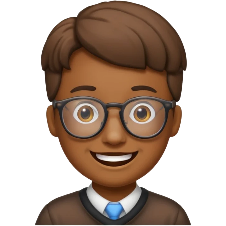 Poop whit glasseas emoji