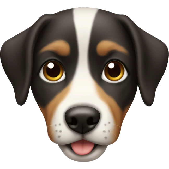 A cute dog emoji