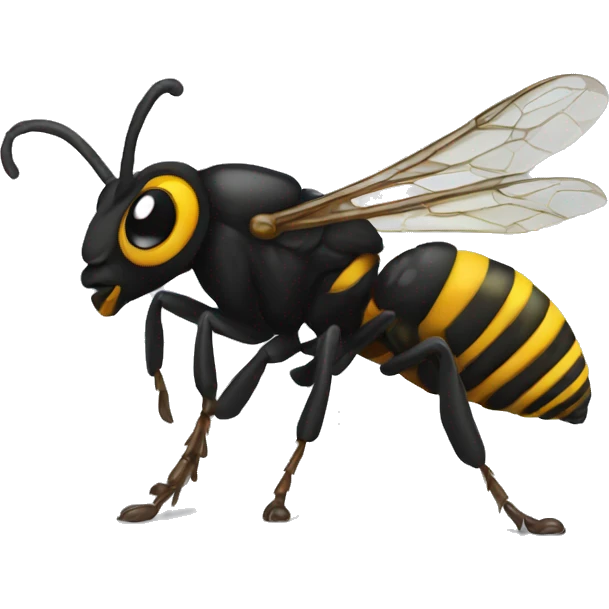 Scary wasp  emoji