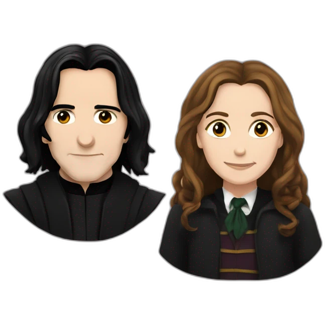 Snape and hermione emoji