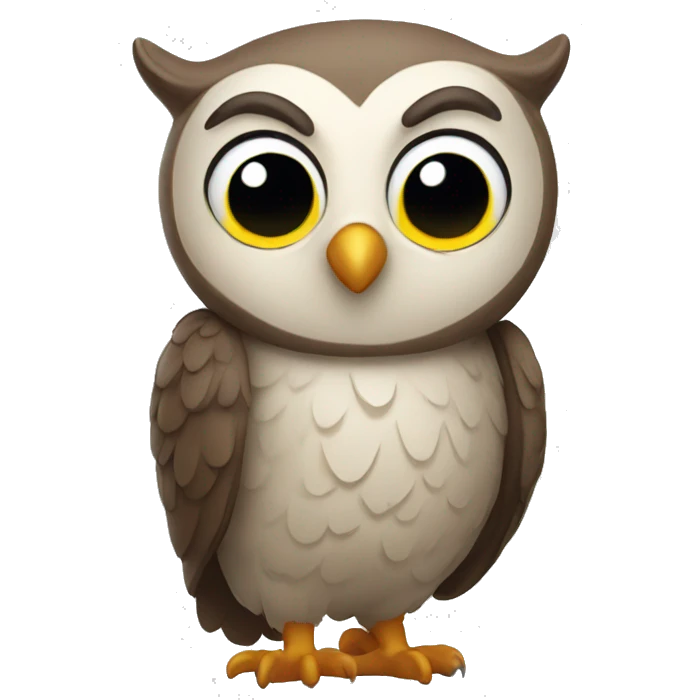 Happy owl  emoji