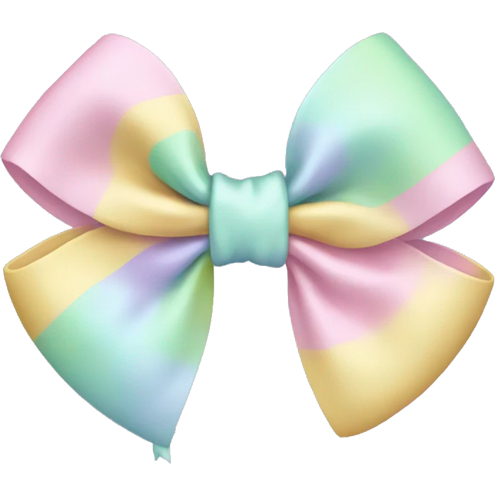 Pastel bow emoji