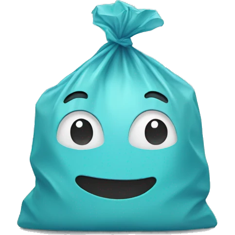 Plastic bag emoji
