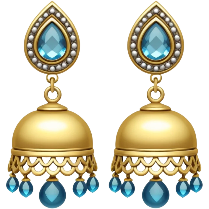 Small Silver jumka emoji for copy paste emoji