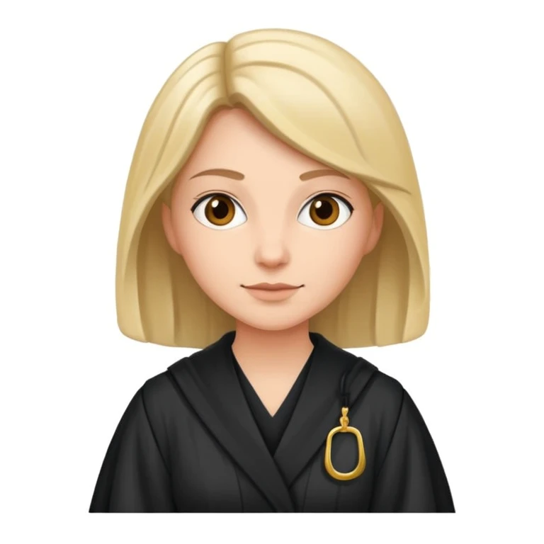 
woman lawyer Wearing a robe emoji