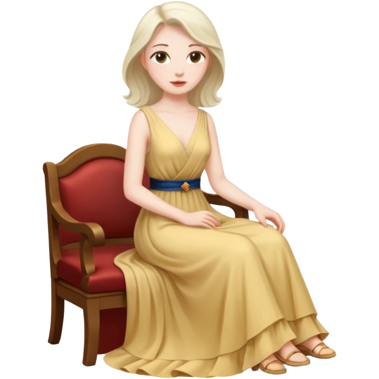 seated woman emoji