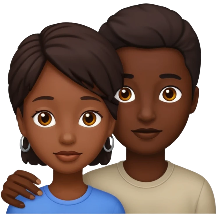 make them balck emoji