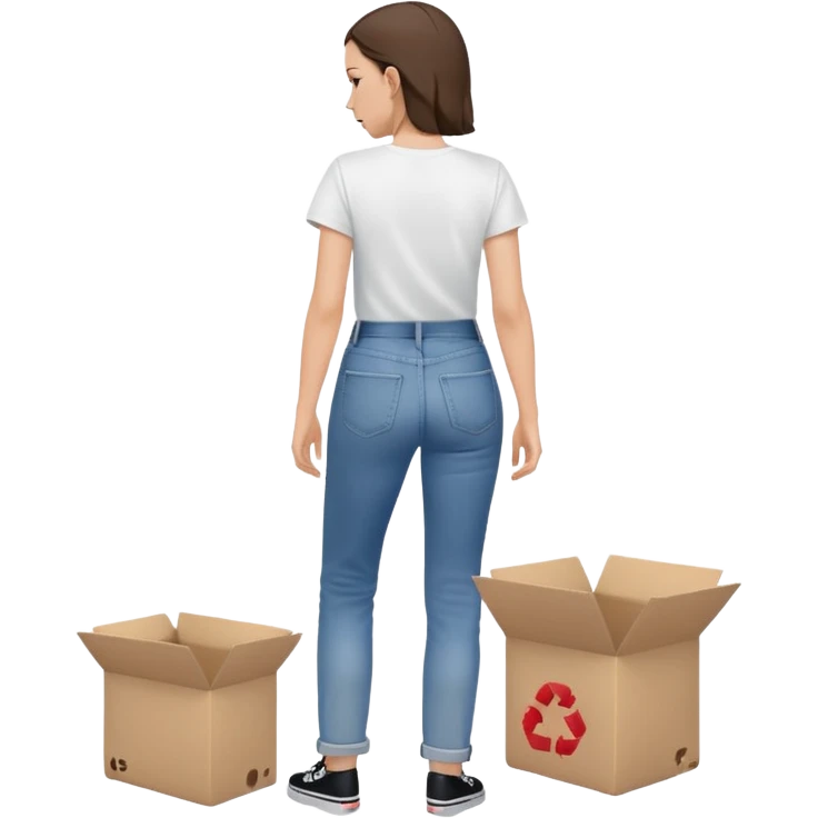 Millie bobby brown che raccoglie qualcosa dal pavimento Che mostra la schiena emoji