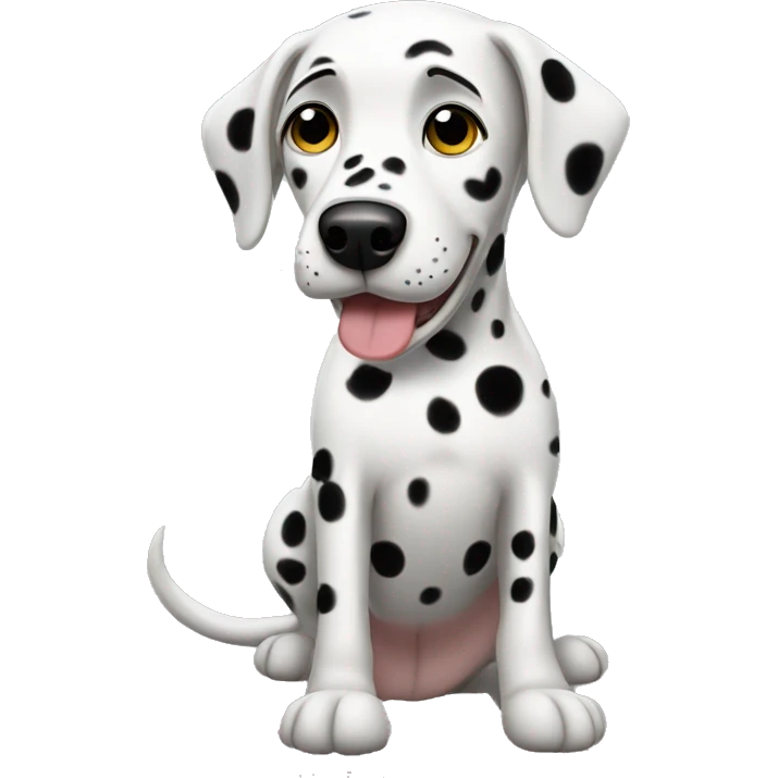 dalmatian dog emoji
