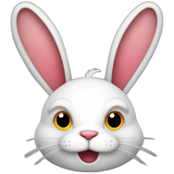 Evil rabbit emoji