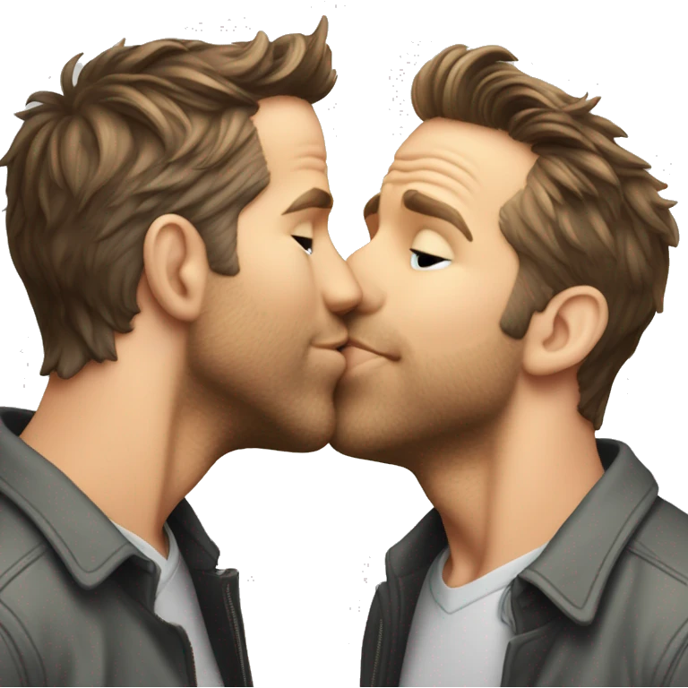 ryan reynolds kissing ryan goseling emoji