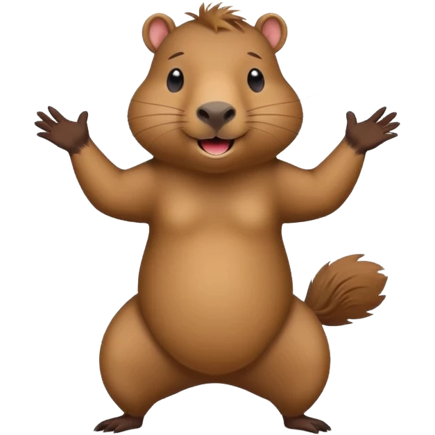 capybara is dancing emoji