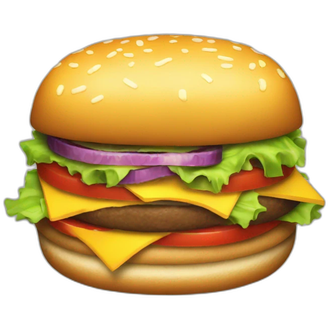 metalic burger CD emoji