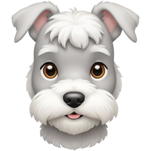 schnauzerwhite mini schnauzer emoji