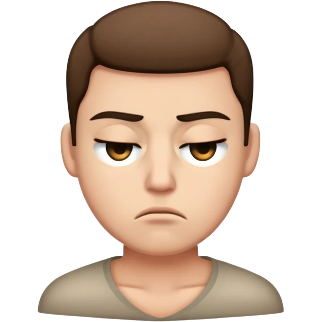 🙂 con un ojo cerrado como harto emoji
