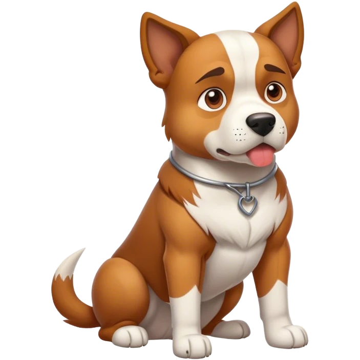 Stronge dog emoji