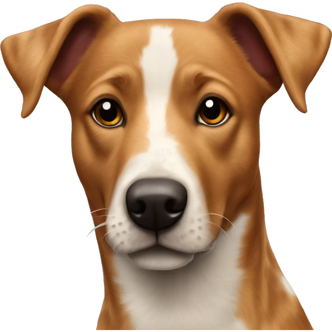 Spotted red heeler lab mix emoji